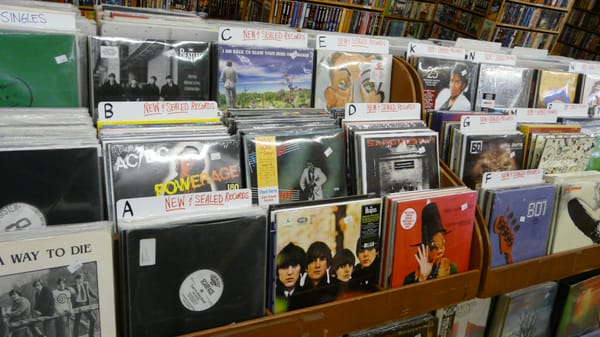 Recycled Books Records CDs by null