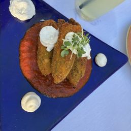 Vegan Ricotta Stuffed Squash Blossoms Vegan Ricotta Stuffed Squash Blossoms