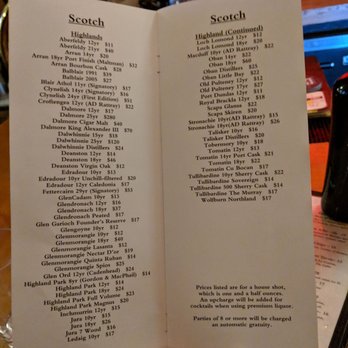 The Whisky Bar - Scottish Near Me - Seattle, Washington