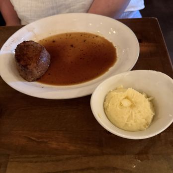 Pear Tree Kitchen & Bar - Filet Mignon - 6 oz.  With mashed potatoes - Steakhouses Near Me - Macon, Missouri