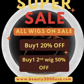 Beauty 2000 - Wig sale! - Cosmetics & Beauty Supply Near Me - Las Vegas, Nevada Beauty 2000 - Wig sale! - Cosmetics & Beauty Supply Near Me - Las Vegas, Nevada