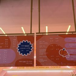 Menu as of 11/2025