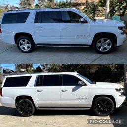 Old rims on top, new on bottom. So nice!! Old rims on top, new on bottom. So nice!!