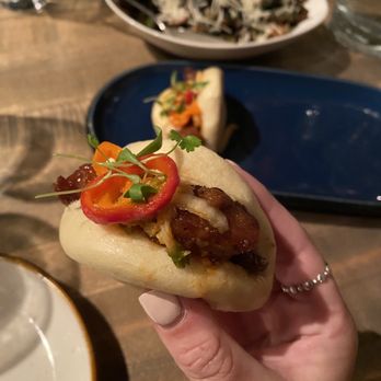 Gather in Jackson Hole - Pork bun - New American Near Me - Jackson, Wyoming Gather in Jackson Hole - Pork bun - New American Near Me - Jackson, Wyoming
