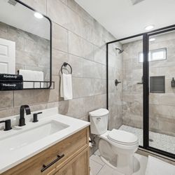 Cabins are fully furnished, full bathrooms and 1-2 rooms each.