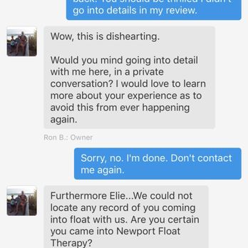 Newport Float Therapy - Further conversation while they "Avi/Ron" continued to push. - Float Spa Near Me - Costa Mesa, California Newport Float Therapy - Further conversation while they "Avi/Ron" continued to push. - Float Spa Near Me - Costa Mesa, California