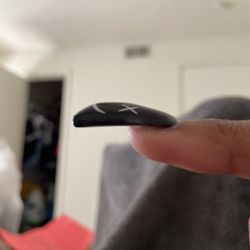 Nail apex in the completely wrong place.