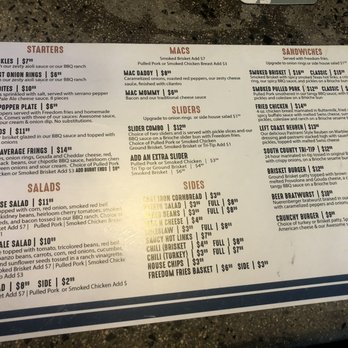 Left Coast Brewing - Food Menu (Feb 2022) - Barbeque Near Me - Irvine, California Left Coast Brewing - Food Menu (Feb 2022) - Barbeque Near Me - Irvine, California