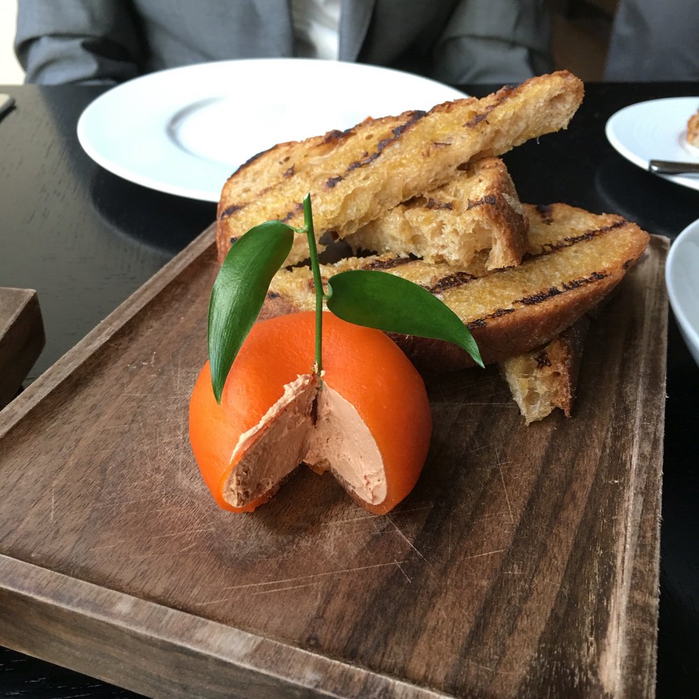 Dinner by Heston Blumenthal - Chicken pate (after) - British Near Me - London, XGL Dinner by Heston Blumenthal - Chicken pate (after) - British Near Me - London, XGL