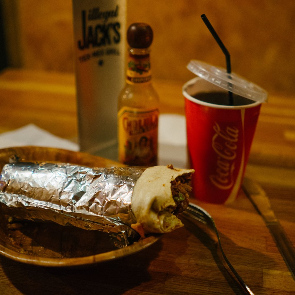 Carnitas burrito. Carnitas burrito.