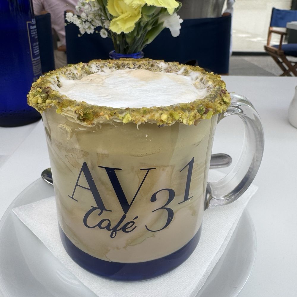 Avenue 31 Cafe - Pistachio cappuccino - Pasta Shops Near Me - Bal Harbour, Florida
