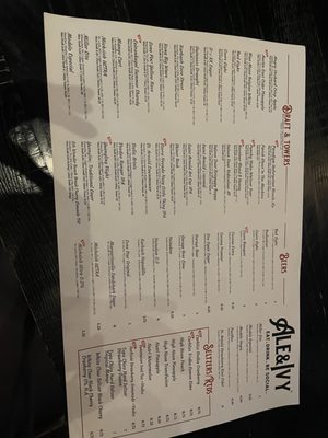 Menu photo 1 Ale & Ivy Spring, TX