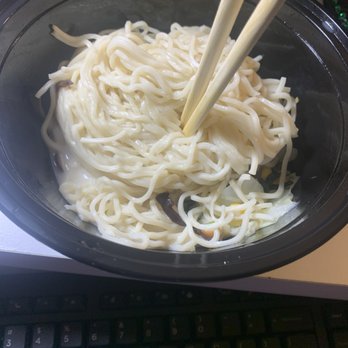 Iron Ramen - Chopsticks standing up in noodles. - Ramen Near Me - Stony Brook, New York Iron Ramen - Chopsticks standing up in noodles. - Ramen Near Me - Stony Brook, New York