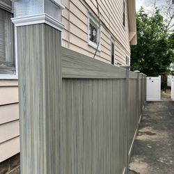 Fences 4 Us - Cypress PVC Privacy Fence with Solar Cap