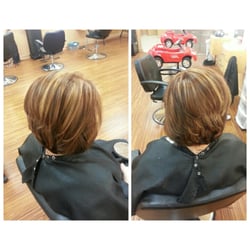 Mega Cuts - Cut and color completed by one of our talented stylist SaraBeth.