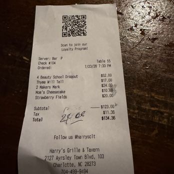Harry's Grille & Tavern - Bars Near Me - Charlotte, North Carolina