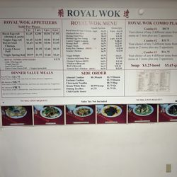 Royal Wok - Updated menu