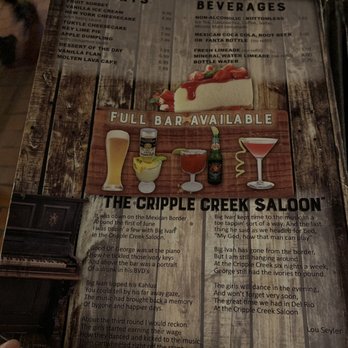Cripple Creek Restaurant - Burgers Near Me - Del Rio, Texas