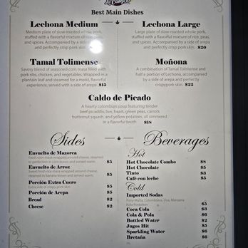La Callejera - Menu on weekends: Saturday and Sunday - Colombian Near Me - San Jose, California La Callejera - Menu on weekends: Saturday and Sunday - Colombian Near Me - San Jose, California