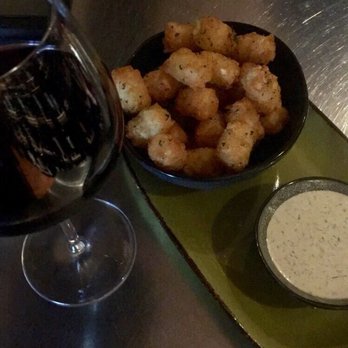 Whispering Vine - Tots with dill sauce ! - Wine Bars Near Me - Reno, Nevada