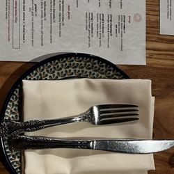 Menu and table setting