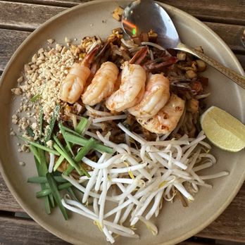 Hanuman Thai Eatery - Pad Thai with shrimps - Thai Near Me - Costa Mesa, California Hanuman Thai Eatery - Pad Thai with shrimps - Thai Near Me - Costa Mesa, California