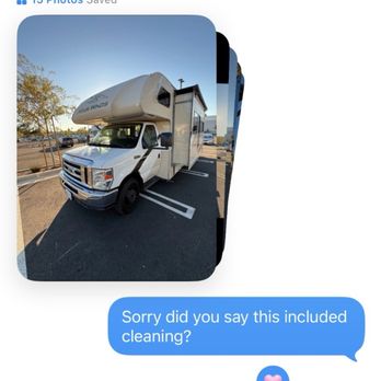 RV Fun Rental - Text between us and Oscar confirming cleaning requirements prior to our trip. See review. - RV Rental Near Me - Oceanside, California RV Fun Rental - Text between us and Oscar confirming cleaning requirements prior to our trip. See review. - RV Rental Near Me - Oceanside, California