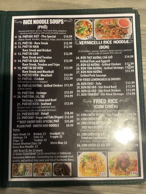 Menu photo 7 PHO KC Glendale, AZ