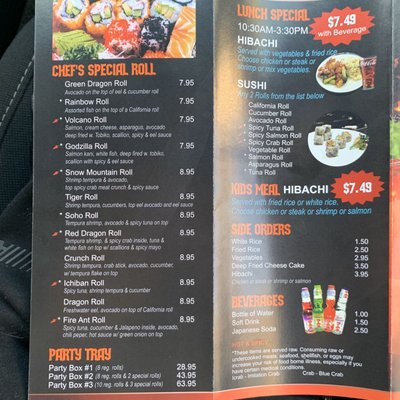Menu photo 3 Hibachi Express Plant City, FL Menu photo 3 Hibachi Express Plant City, FL