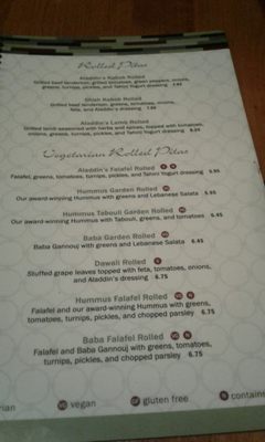 Menu photo 7 Aladdin's Eatery - Grandview Columbus, OH