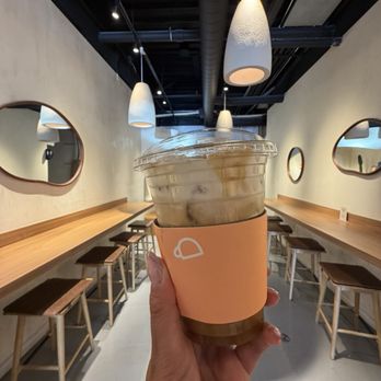 Broken Coffee - Spring Mountain - Interior seating area and my Orange Latte!! - Coffee & Tea Near Me - Las Vegas, Nevada Broken Coffee - Spring Mountain - Interior seating area and my Orange Latte!! - Coffee & Tea Near Me - Las Vegas, Nevada