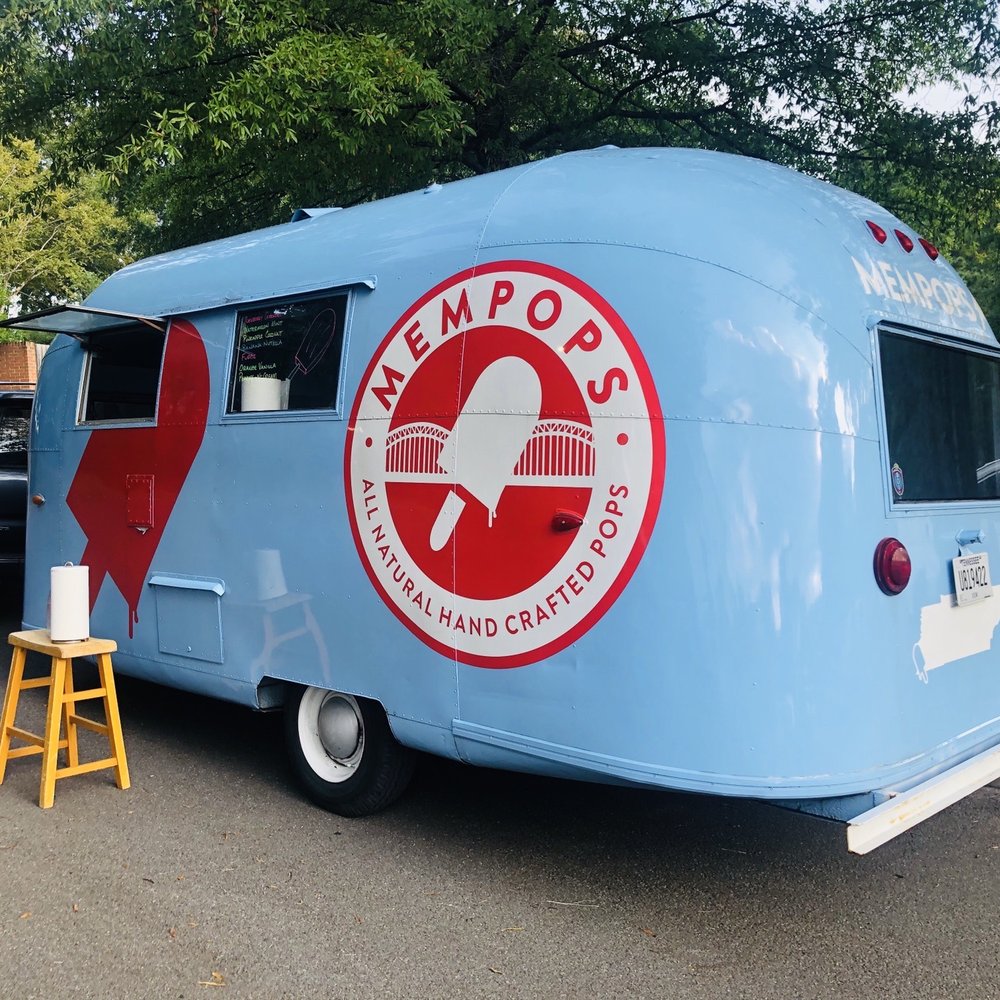 MEMPops - a blue food truck parked in a parking lot - Desserts Near Me - Memphis, Tennessee MEMPops - a blue food truck parked in a parking lot - Desserts Near Me - Memphis, Tennessee