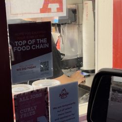 Arby's - Just a worker ignoring me while she texts and scrolls her instagram