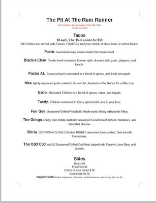 Menu photo 3 The Pit Las Vegas, NV Menu photo 3 The Pit Las Vegas, NV