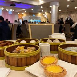 Ming's Seafood Restaurant - Chicken Fingers K, Pork & Shrimp Dumplings J, Shrimp & Chives Dumplings J, pork shu mai, *Bake Egg Tarts W