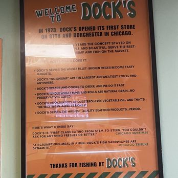 Dock's Fish - The history of Docks - Seafood Near Me - Chicago, Illinois