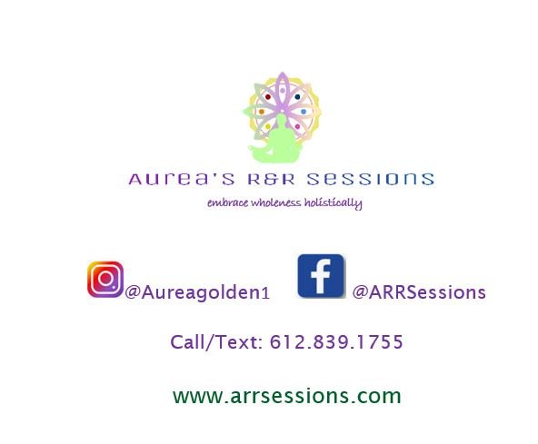 Aurea's R&R Sessions Logo