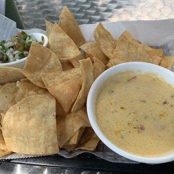 El Huarache - Cheese and chips yummy! - Mexican Near Me - Holland, Michigan