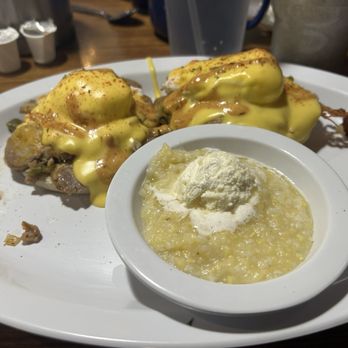 Johnny D's Waffles and Benedicts, Myrtle Beach - Brisket Benedict - Breakfast & Brunch Near Me - Myrtle Beach, South Carolina