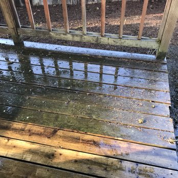 Rez the Builder - Pressure washing the deck - Handyman Near Me