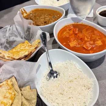 JaxSpice - Lamb Rogan Josh (Top) & Butter Paneer Masala (Bottom) - Indian Near Me - Jacksonville, Florida