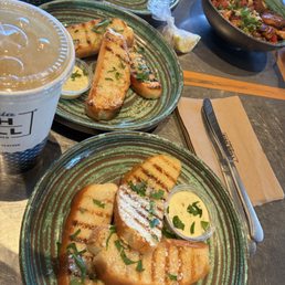 The Garlic Bread!!! So yummy!