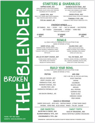 Menu photo 6 The Broken Blender Anchorage, AK