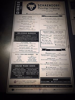 Menu photo 6 Schaendorf Brewing Company Allegan, MI Menu photo 6 Schaendorf Brewing Company Allegan, MI