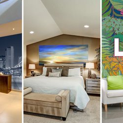 Magic Murals - Create a custom headboard for your bedroom without using any floor space. MagicMurals.com