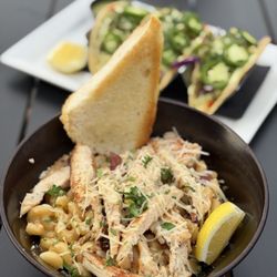 South Gate Brewing Company - Chicken Alfredo pasta or something like that. Good!