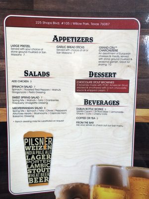 Menu photo 3 Parker County Brewing Willow Park, TX Menu photo 3 Parker County Brewing Willow Park, TX