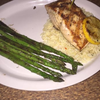 The Brass Rail - Grilled salmon and asparagus. Delicious! - American Near Me - O'Fallon, Missouri The Brass Rail - Grilled salmon and asparagus. Delicious! - American Near Me - O'Fallon, Missouri