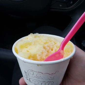 The Good Scoop - The "good scoop" size of mandarine sorbet for $4.95. A little pricey, but tasty. - Ice Cream & Frozen Yogurt Near Me - Dixon, California The Good Scoop - The "good scoop" size of mandarine sorbet for $4.95. A little pricey, but tasty. - Ice Cream & Frozen Yogurt Near Me - Dixon, California