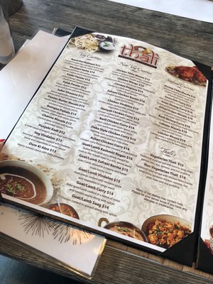 Menu photo 4 Thali Indian Restaurant Durham, NC